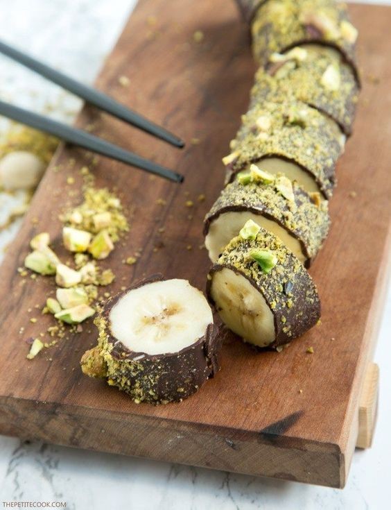 Banana Chocolate Sushi