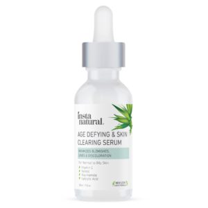 Insta Natural Serum age defying skin clearing serum