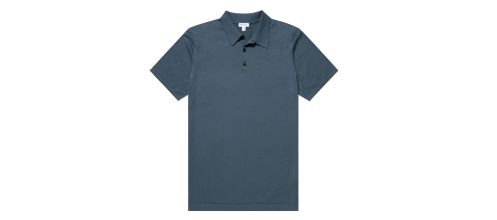 Sunspel Sea Island Cotton Polo Shirt 2022